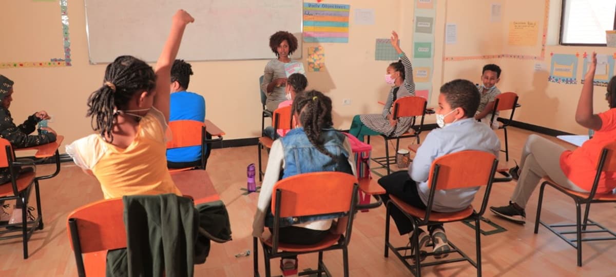 MALD students learning together on campus